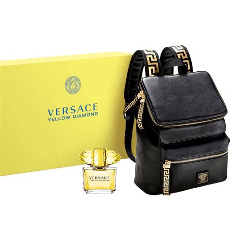 versace bag that comes with cologne|Versace cologne gift set.